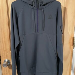 Reebok Gray and Purple Men's Sweatshirt. NWT